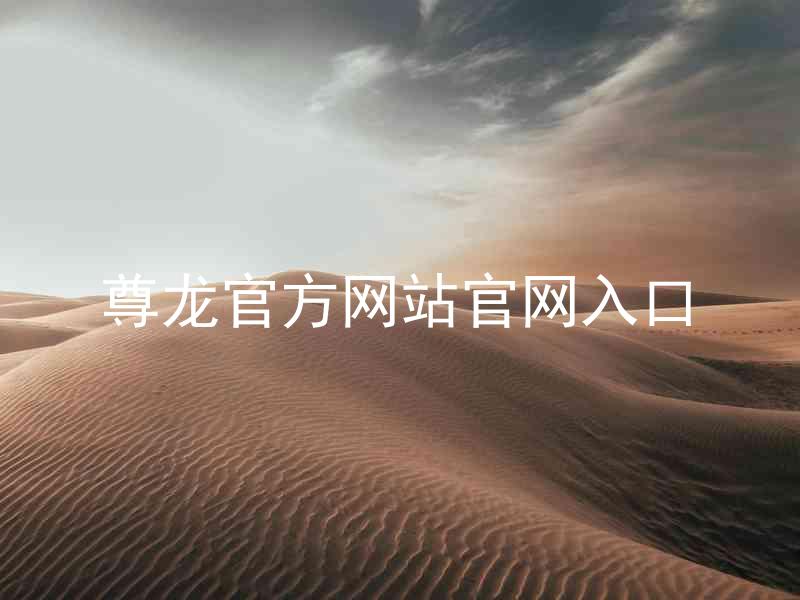 尊龙官方网站官网入口
